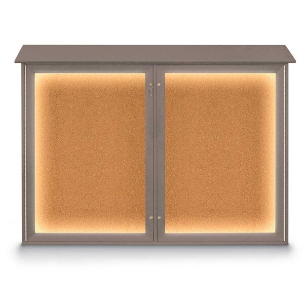 Open Faced Traditional Corkboard, 72x48"